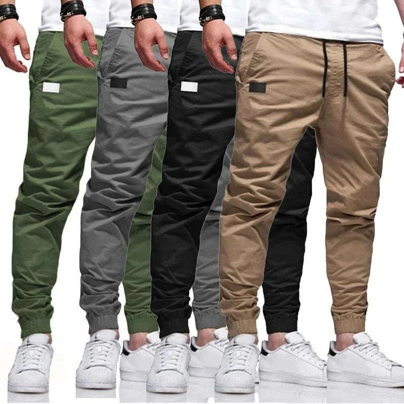 Multicolored Tapered Joggers