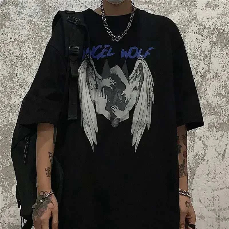 2025 Y2K Gothic Skull Graphic T Shirts