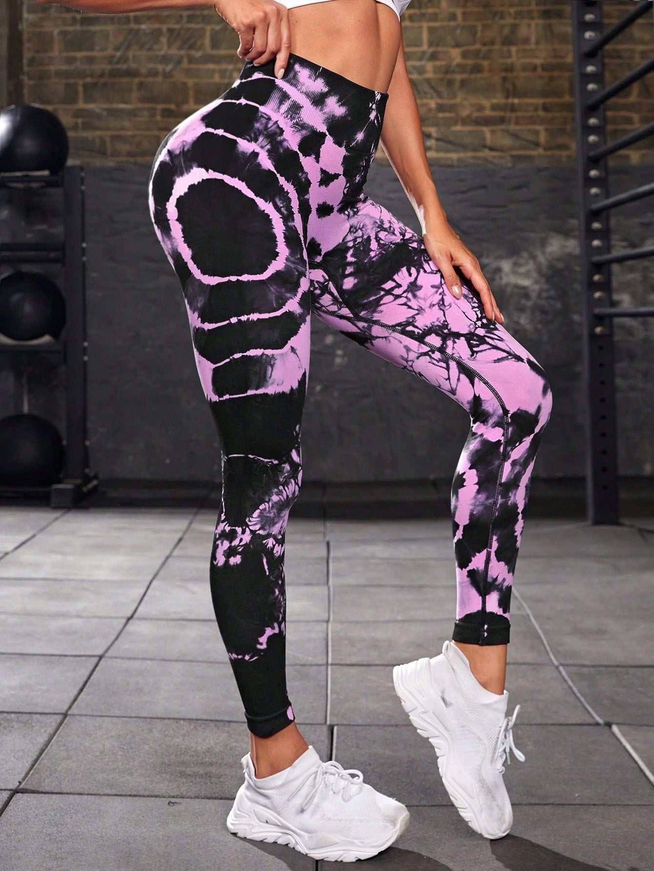 Retro Graphic Yoga Pants For Gym Workouts And Exercising #Comfy #HighQuality