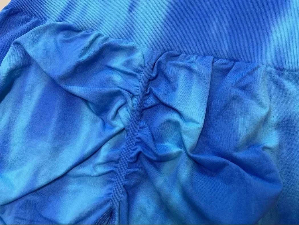 New Tie Dyed High Waist Gym Leggings With Super Butt Lift Technology