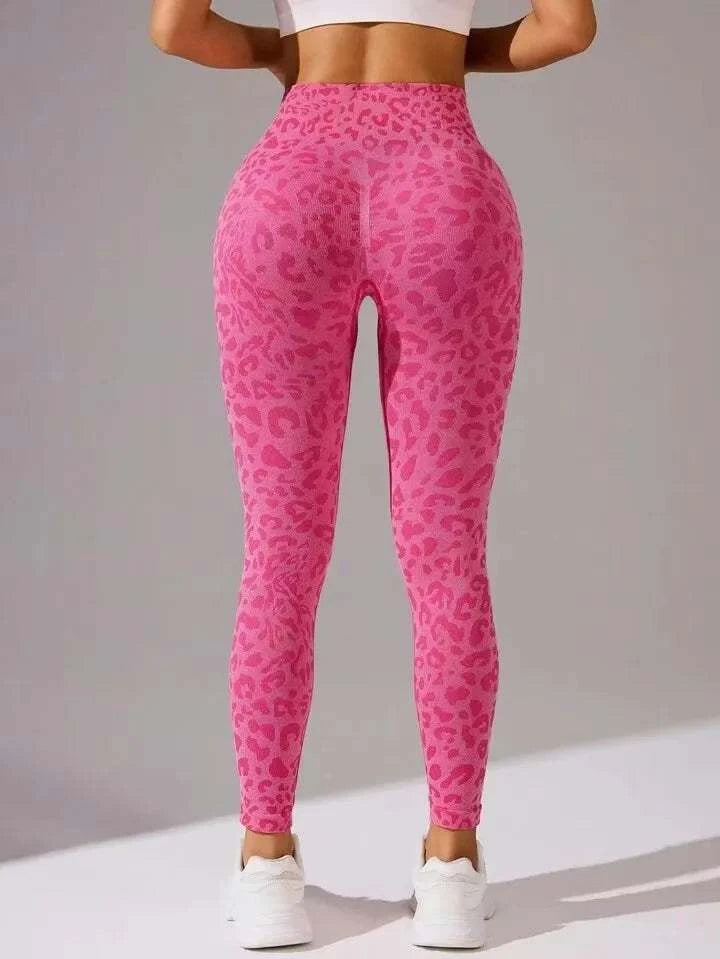 Sexy High Waist Leopard Sports Yoga Pants #HighQuality #Cute!