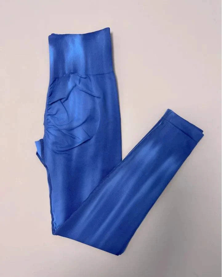 New Tie Dyed High Waist Gym Leggings With Super Butt Lift Technology