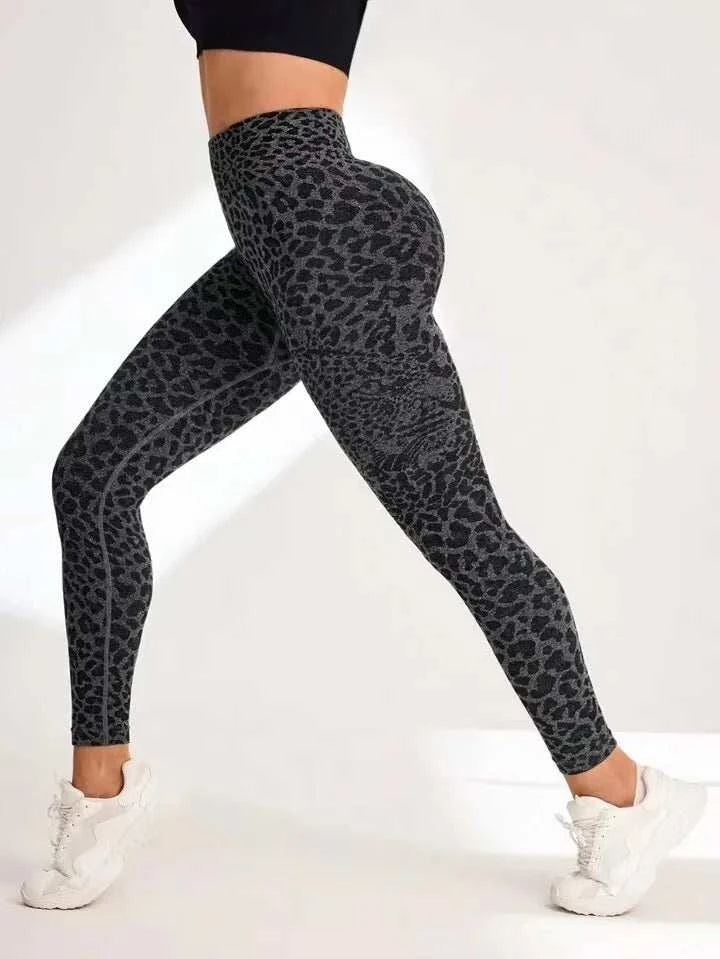 Sexy High Waist Leopard Sports Yoga Pants #HighQuality #Cute!