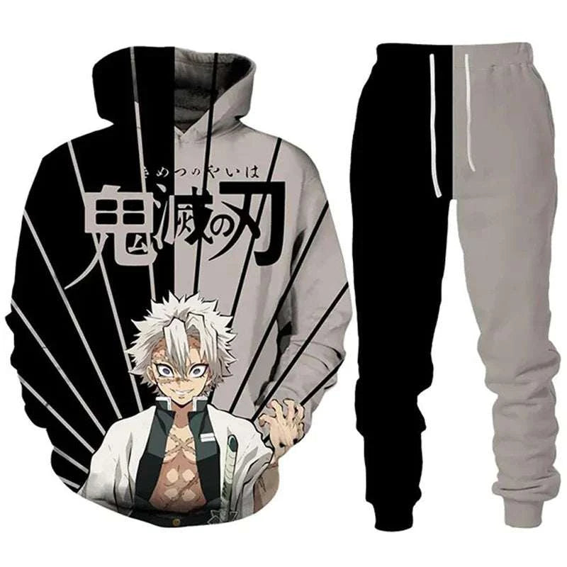 Anime Demon Slayer Hoodies 3D Printed