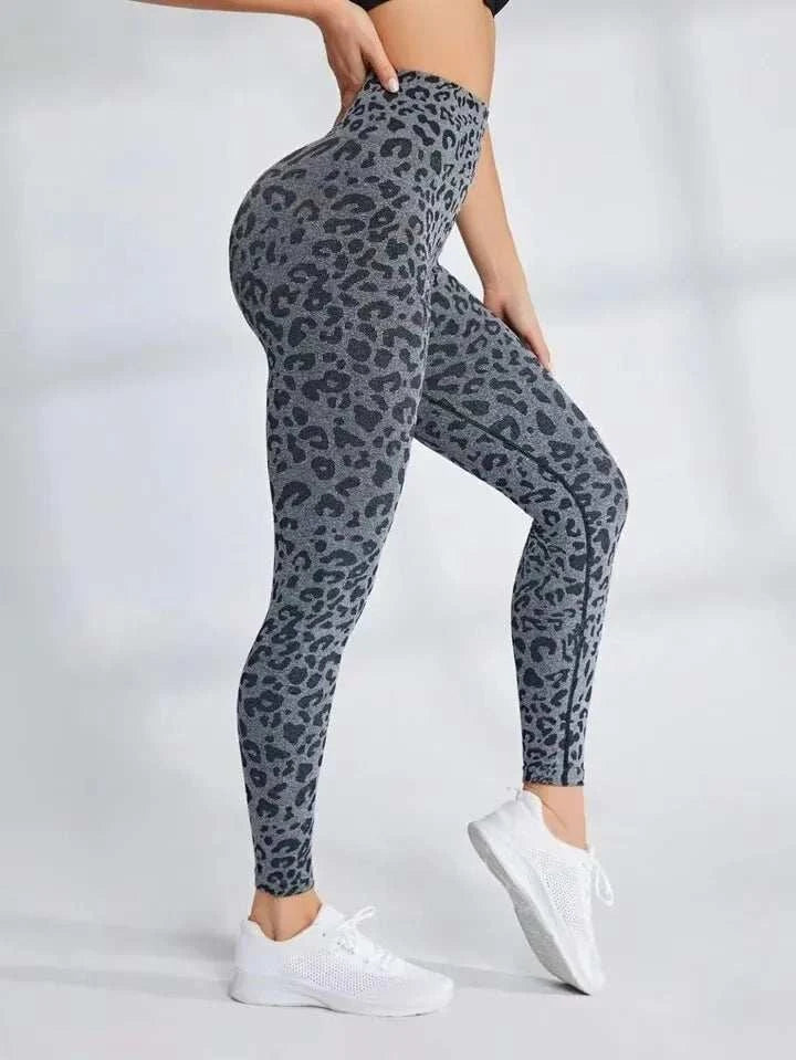 Sexy High Waist Leopard Sports Yoga Pants #HighQuality #Cute!