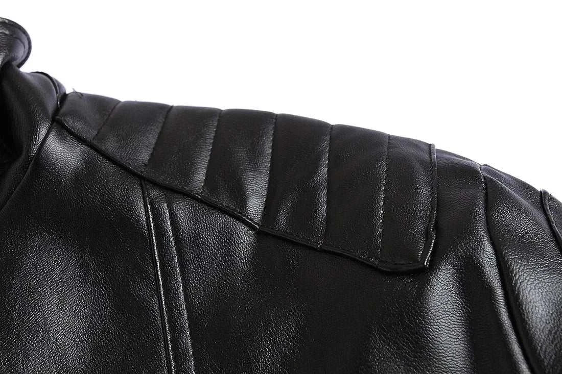 Fashion Mens Cari Biker Leather Jacket
