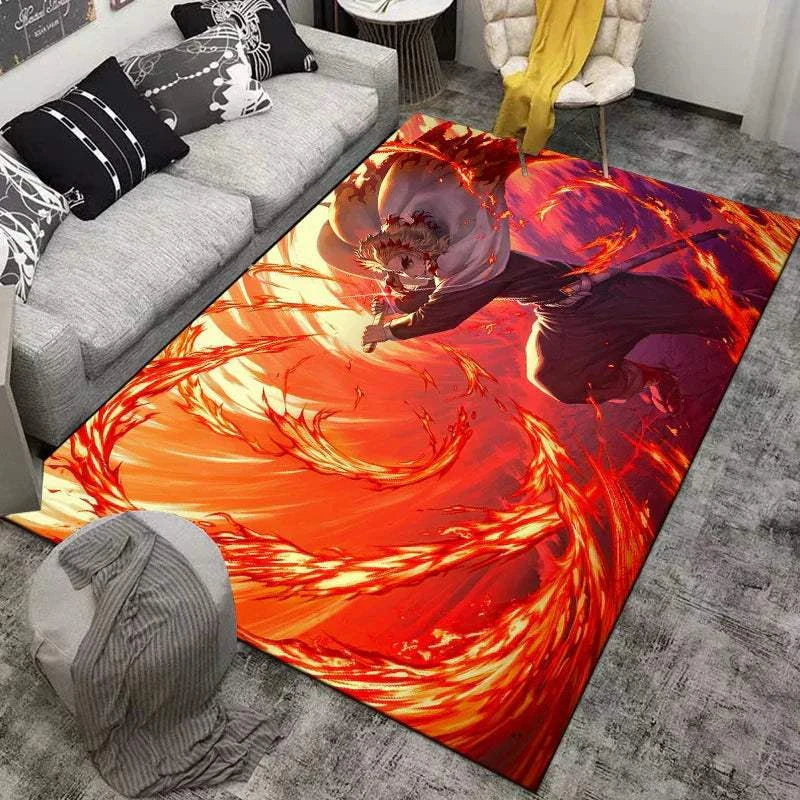 Demon Slayer Anime Printed Carpet 15 Sizes