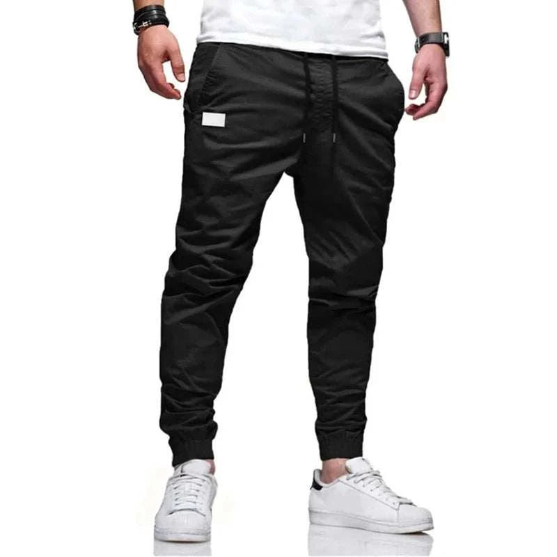 Multicolored Tapered Joggers