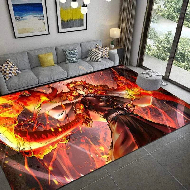 Demon Slayer Anime Printed Carpet 15 Sizes