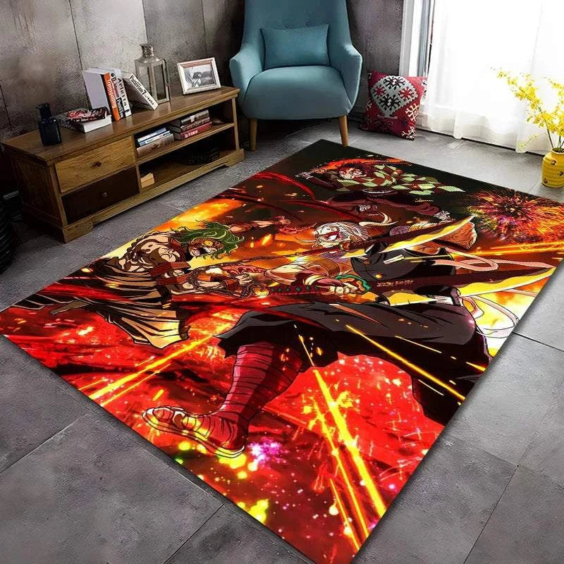 Demon Slayer Anime Printed Carpet 15 Sizes