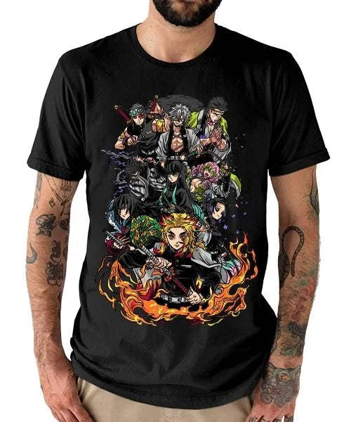 Demon Slayer Anime Cotton T-shirt