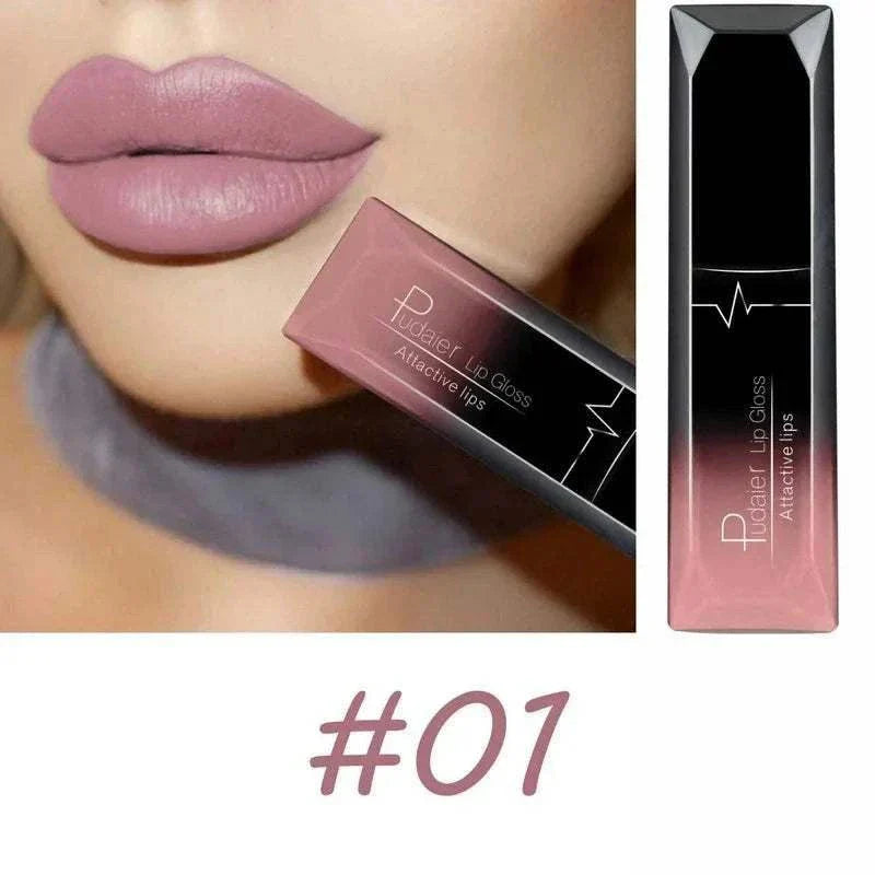 TOP-RATED TikTokMadeMeBuyIt matte long-lasting lipstick shade 01 with attractive lips gloss packaging