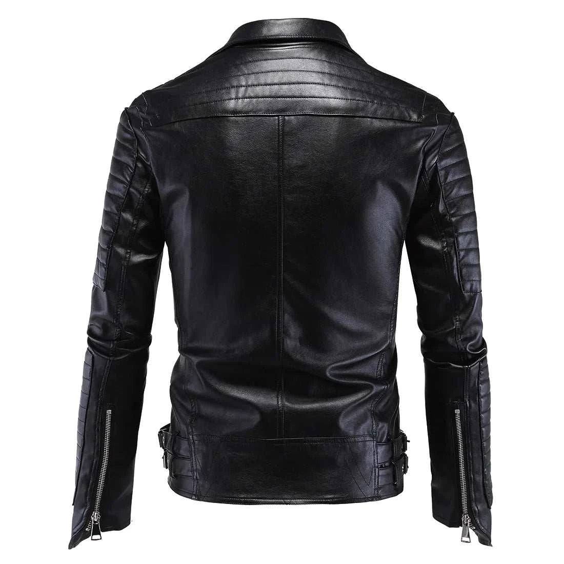 Fashion Mens Cari Biker Leather Jacket