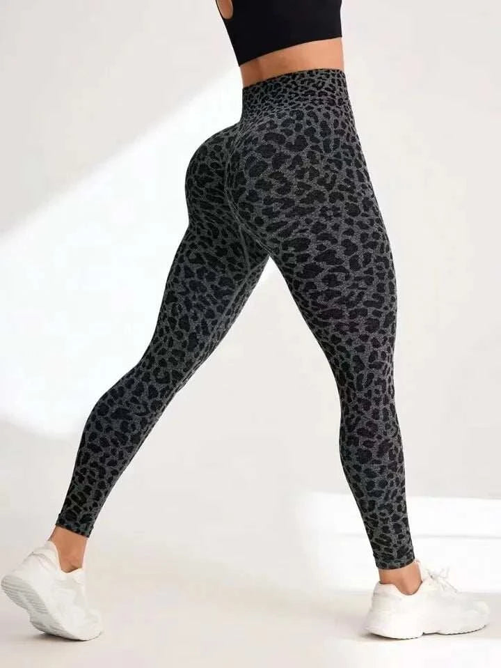 Sexy High Waist Leopard Sports Yoga Pants #HighQuality #Cute!