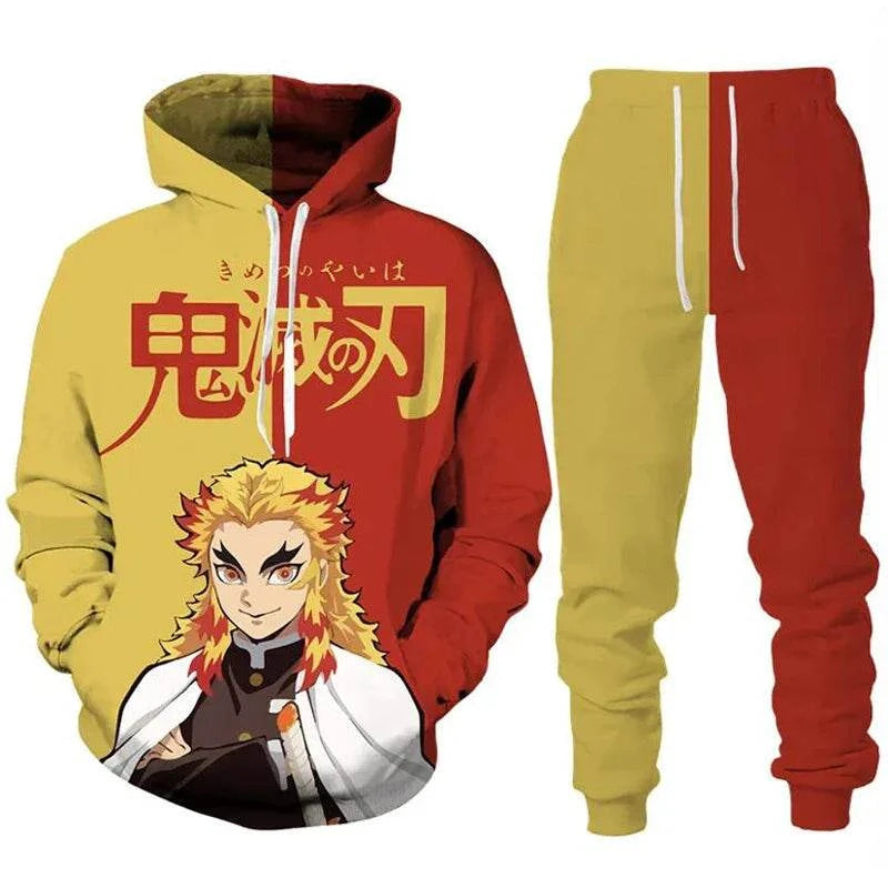 Anime Demon Slayer Hoodies 3D Printed