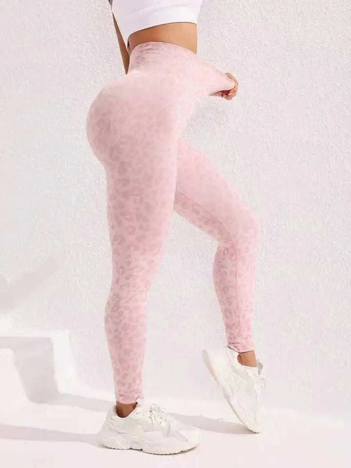 Sexy High Waist Leopard Sports Yoga Pants #HighQuality #Cute!
