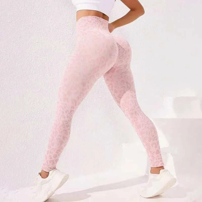 Sexy High Waist Leopard Sports Yoga Pants #HighQuality #Cute!
