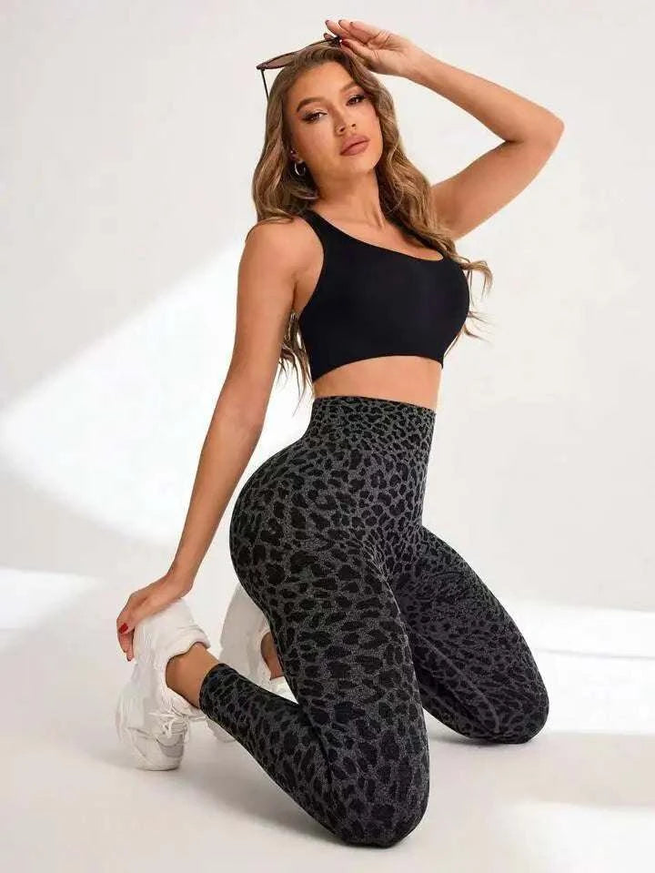 Sexy High Waist Leopard Sports Yoga Pants #HighQuality #Cute!