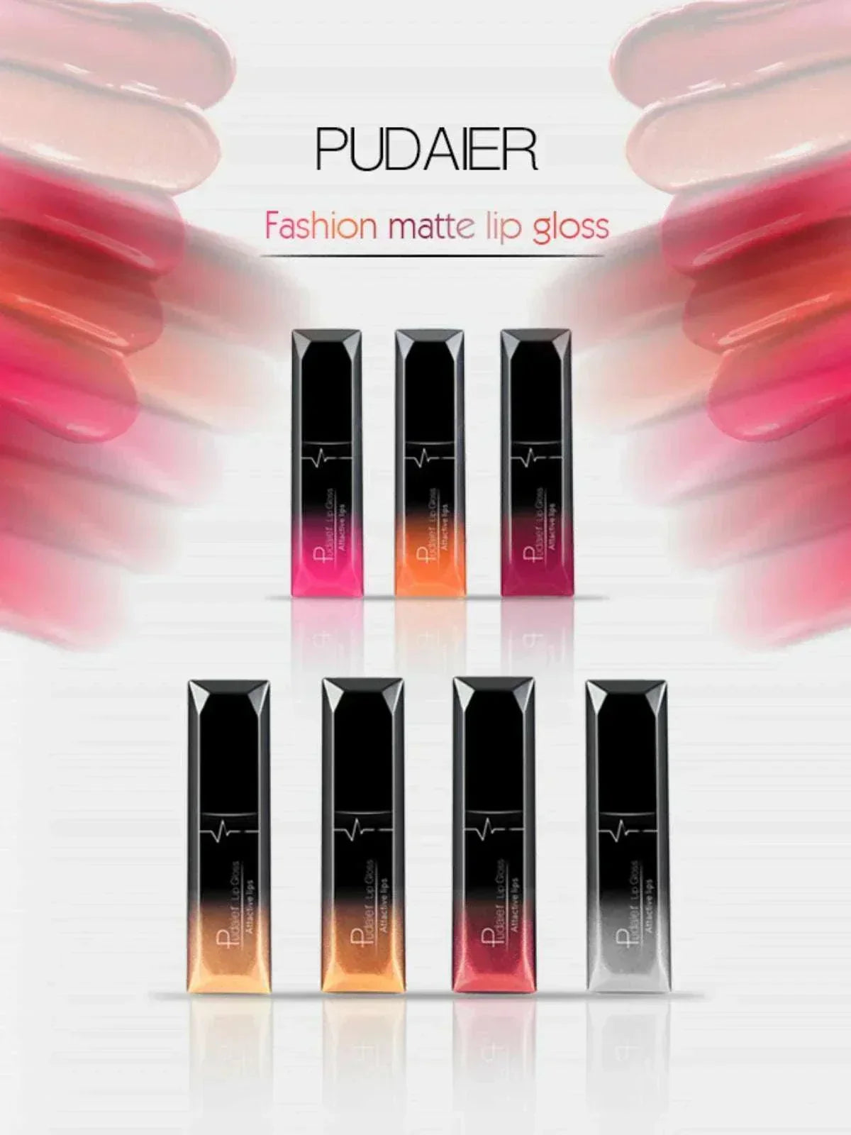 TOP-RATED TikTokMadeMeBuyIt matte long-lasting lip sticks in various sexy colors with sleek black packaging