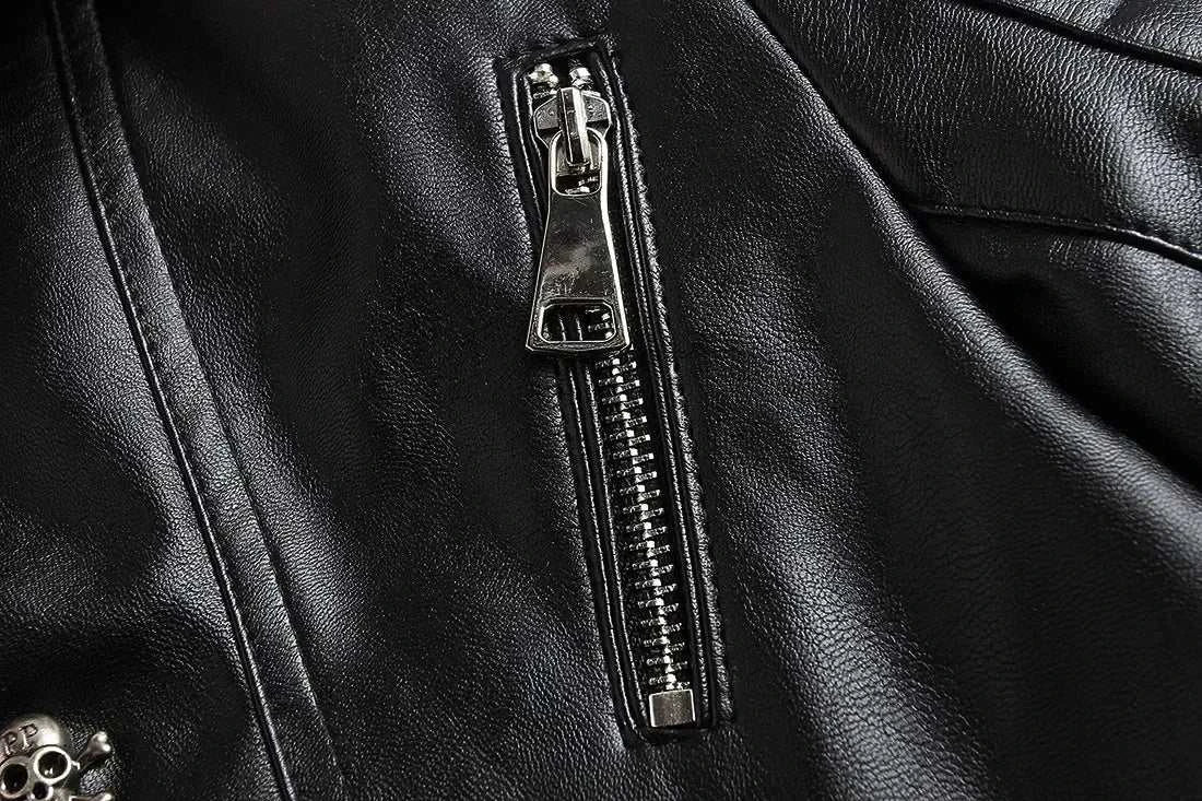 Fashion Mens Cari Biker Leather Jacket