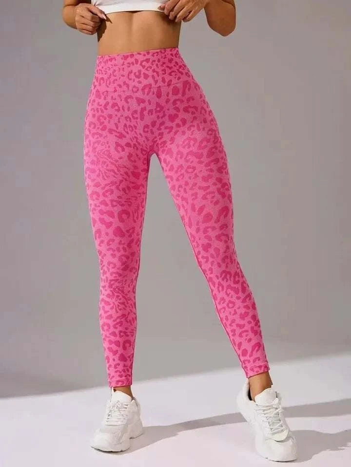 Sexy High Waist Leopard Sports Yoga Pants #HighQuality #Cute!