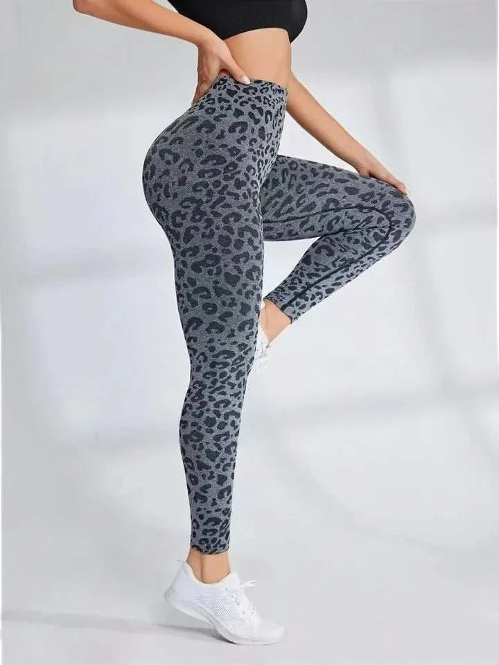 Sexy High Waist Leopard Sports Yoga Pants #HighQuality #Cute!