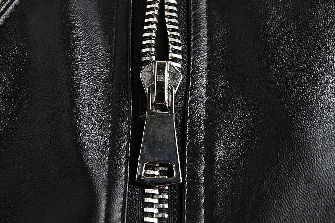Fashion Mens Cari Biker Leather Jacket