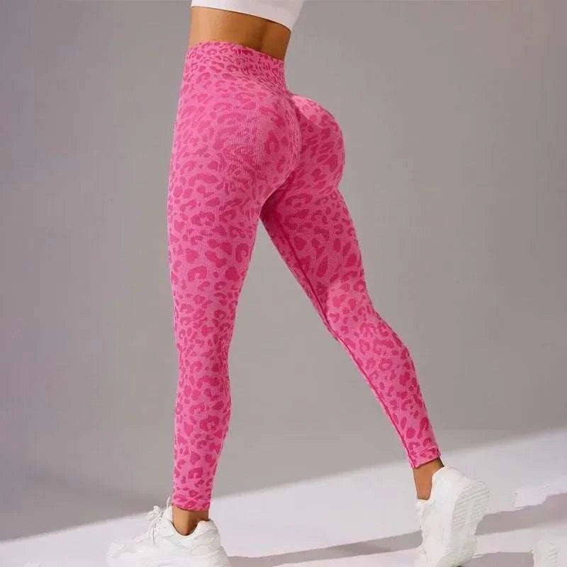 Sexy High Waist Leopard Sports Yoga Pants #HighQuality #Cute!