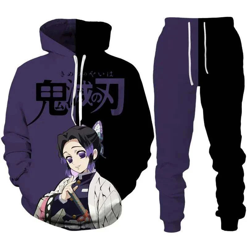 Anime Demon Slayer Hoodies 3D Printed