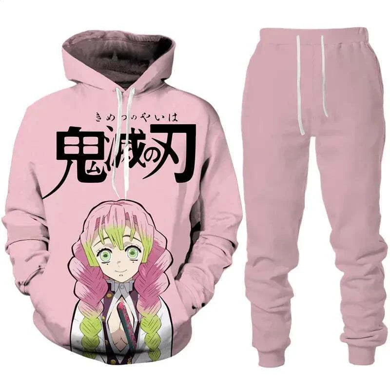Anime Demon Slayer Hoodies 3D Printed