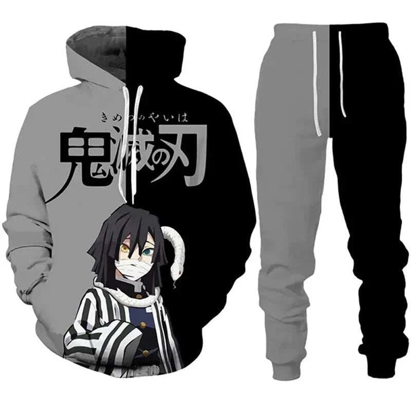 Anime Demon Slayer Hoodies 3D Printed