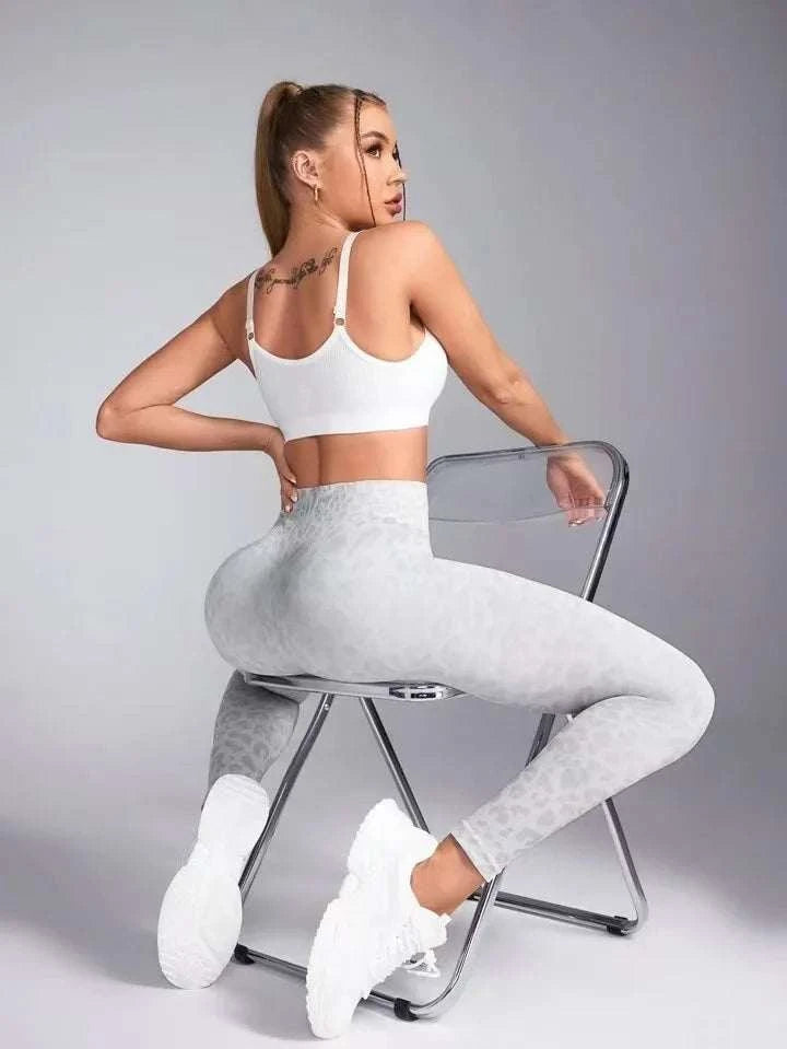 Sexy High Waist Leopard Sports Yoga Pants #HighQuality #Cute!