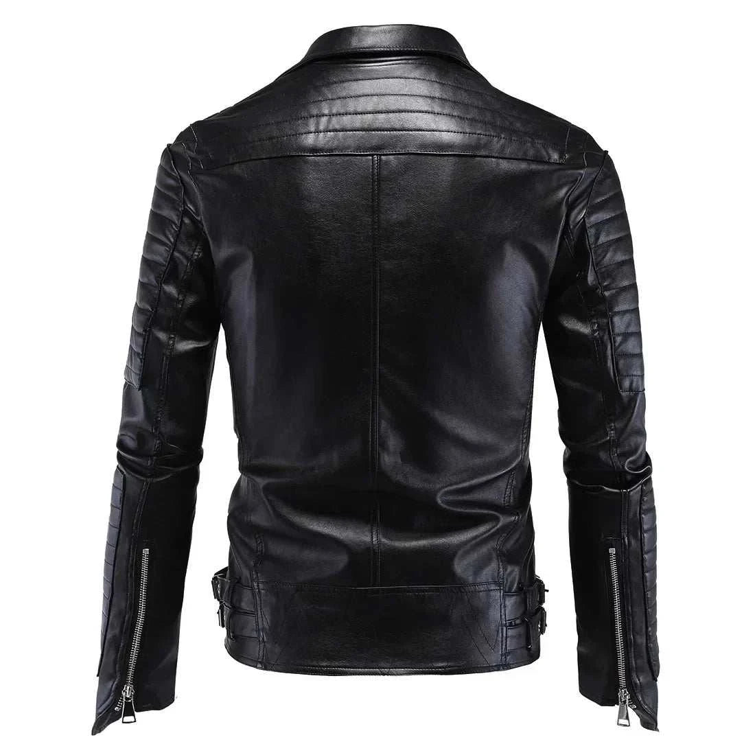 Fashion Mens Cari Biker Leather Jacket