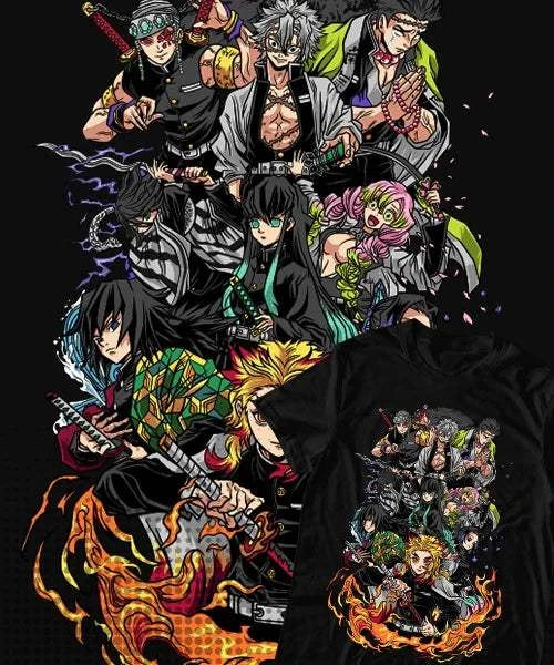 Demon Slayer Anime Cotton T-shirt