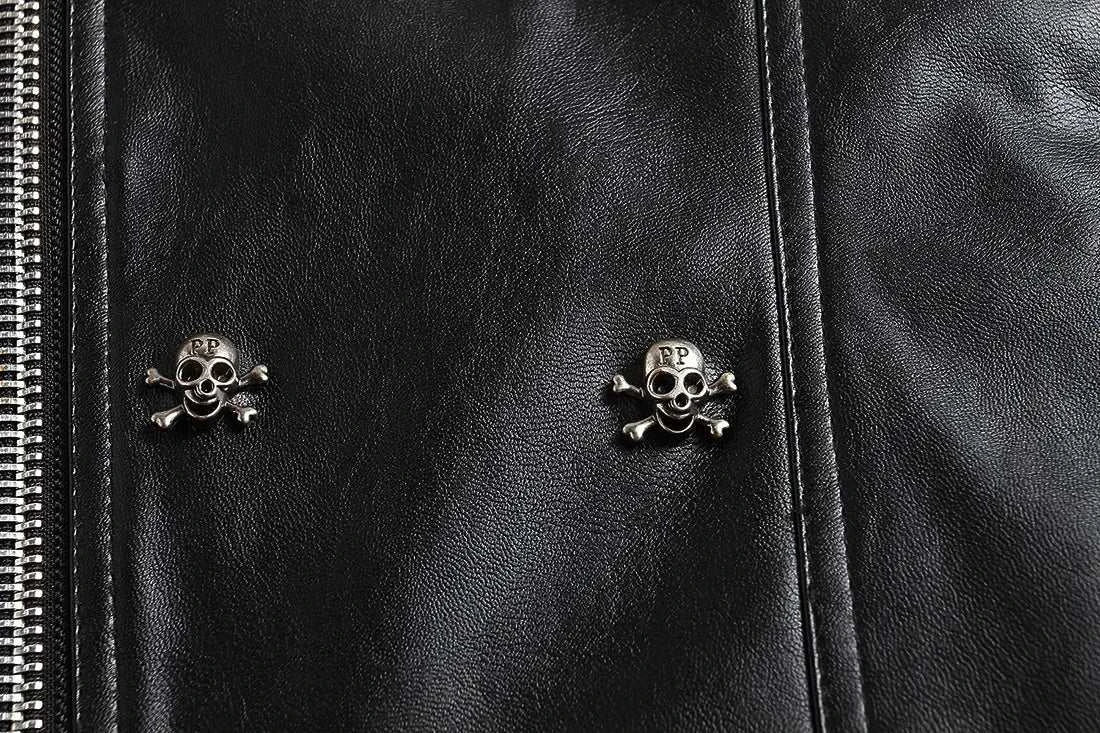 Fashion Mens Cari Biker Leather Jacket