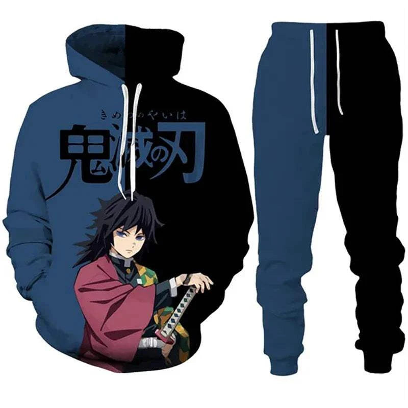 Anime Demon Slayer Hoodies 3D Printed