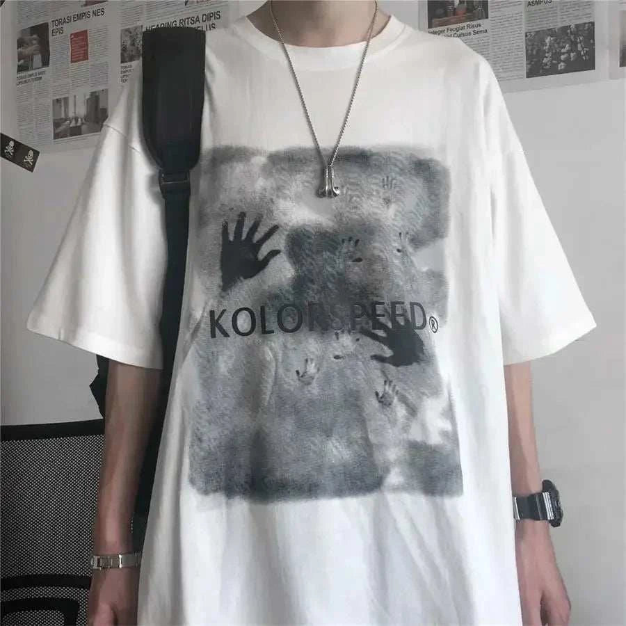 2025 Y2K Gothic Skull Graphic T Shirts