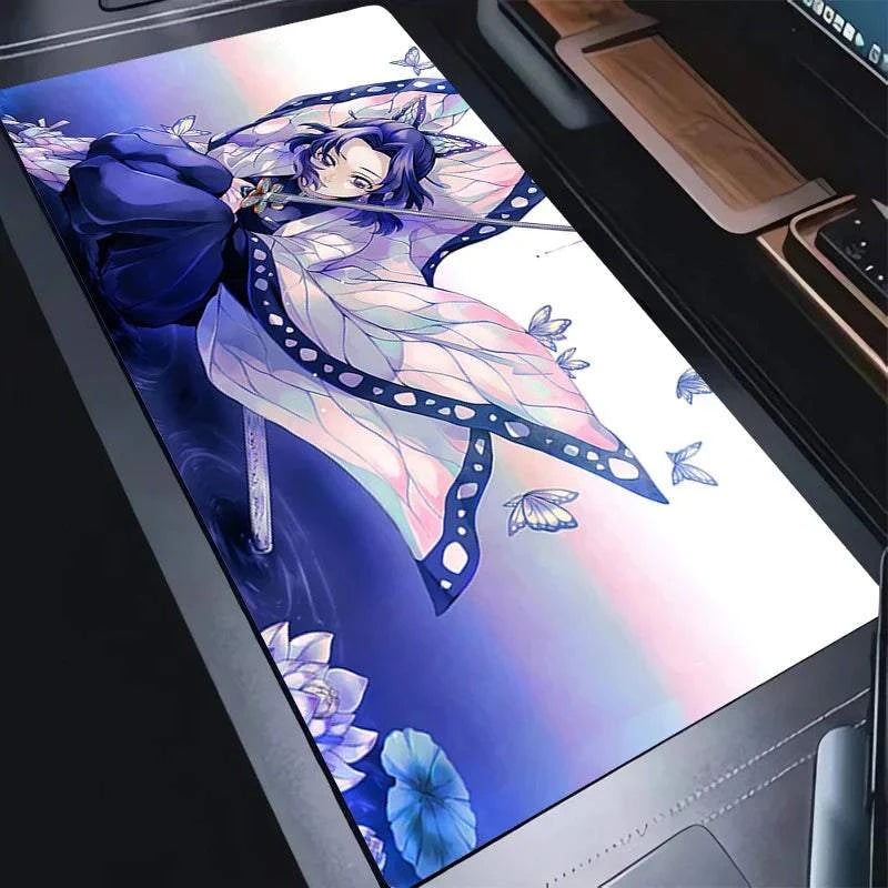 Demon Slayer PC Mouse Pad Purple Flower DeskMat XXL New Kochou Shinobu