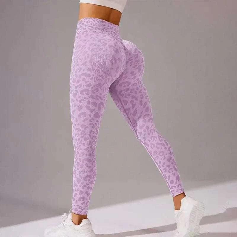 Sexy High Waist Leopard Sports Yoga Pants #HighQuality #Cute!
