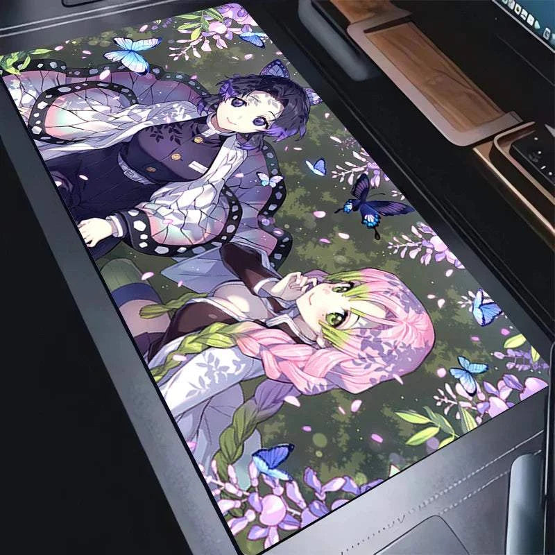 Demon Slayer PC Mouse Pad Purple Flower DeskMat XXL New Kochou Shinobu