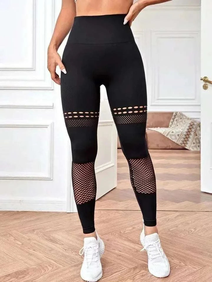 Sexy Seamless Butt Lift Leggings Sexy Hollow Out Style Yoga Pants