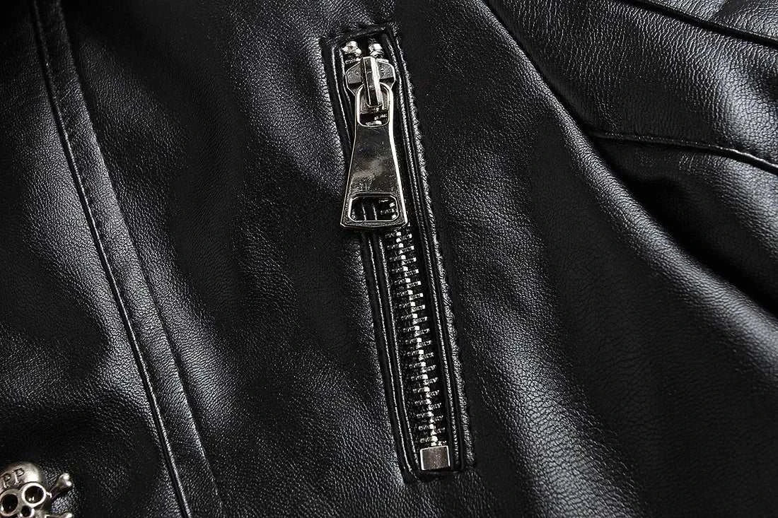 Fashion Mens Cari Biker Leather Jacket