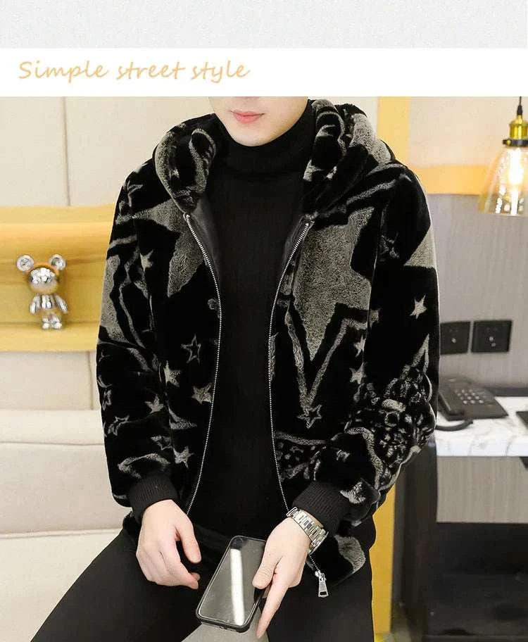 Winter Faux Mink Fur Slim Fit Jackets