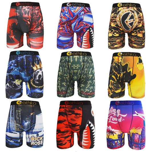 ETHIKA Sexy Mens Boxers Shorts