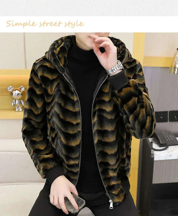 Winter Faux Mink Fur Slim Fit Jackets