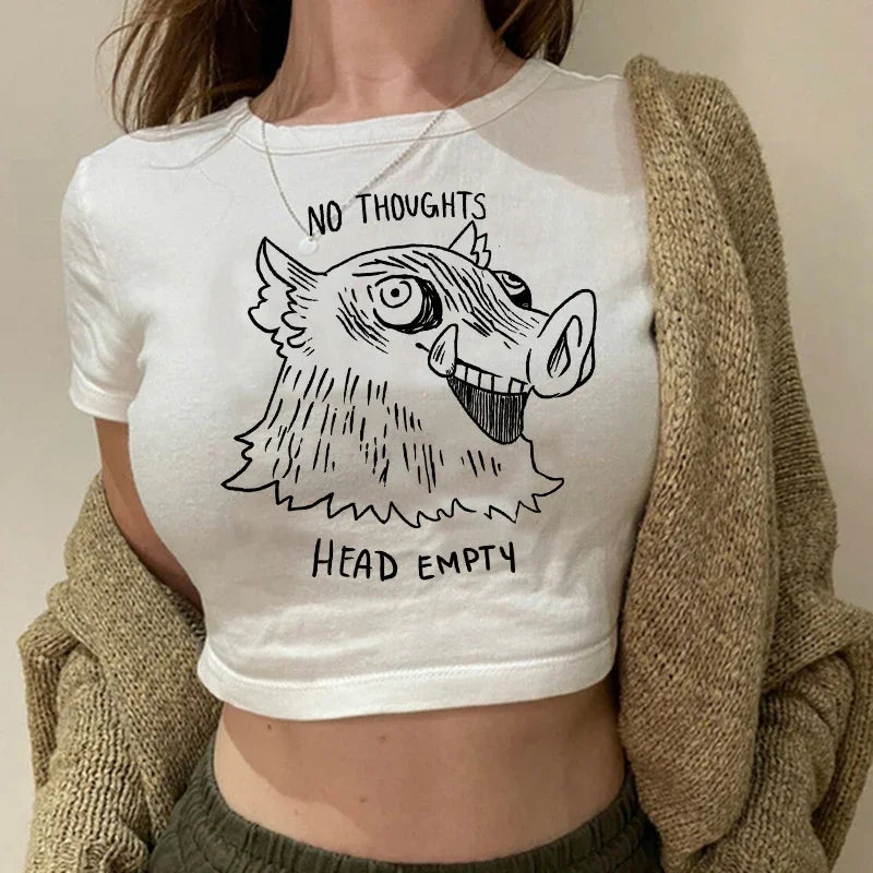 Y2K Demon Slayer Crop Top