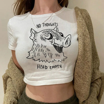 Y2K Demon Slayer Crop Top