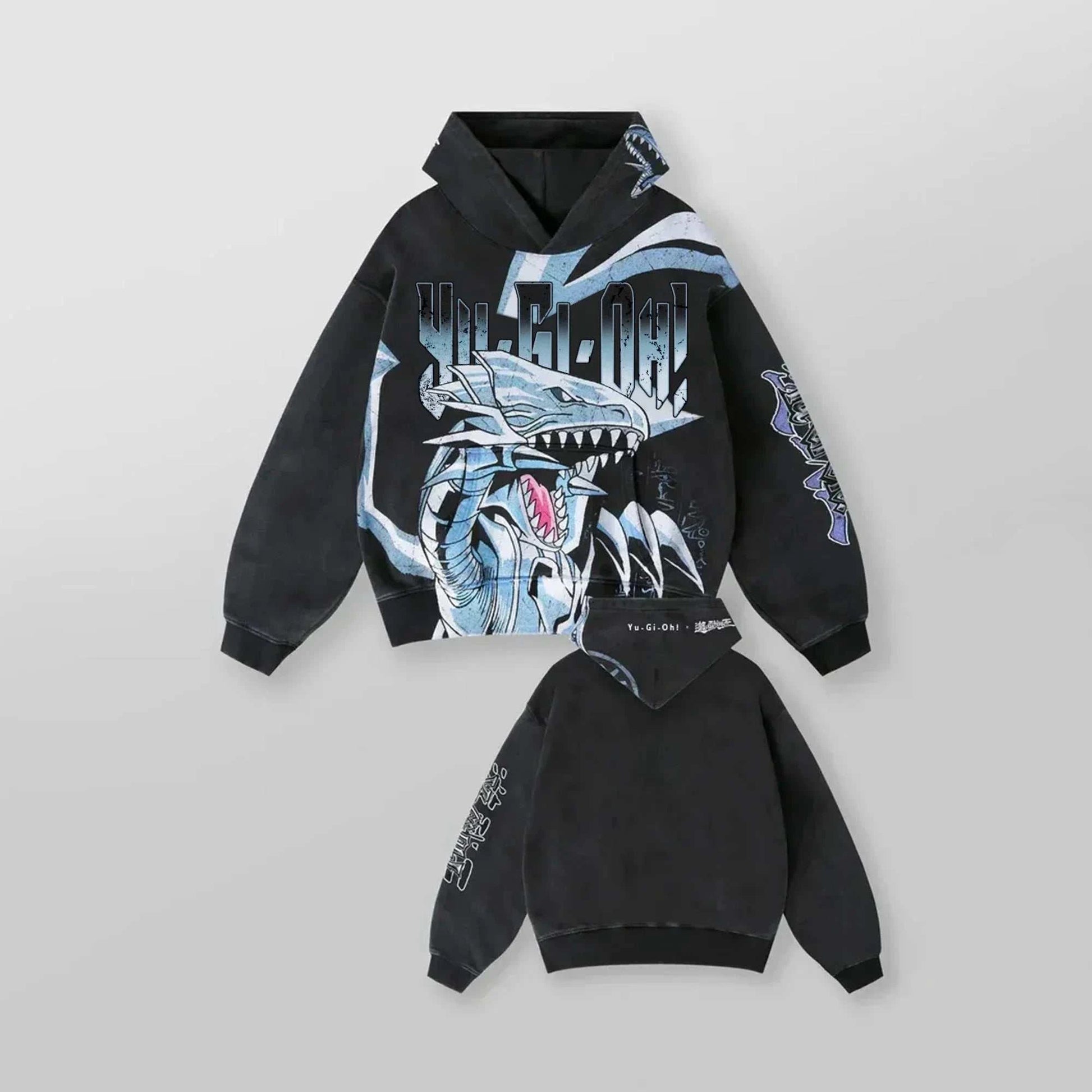 Y2K Yu-Gi-Oh Graphic Hoodies