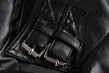 Fashion Mens Cari Biker Leather Jacket