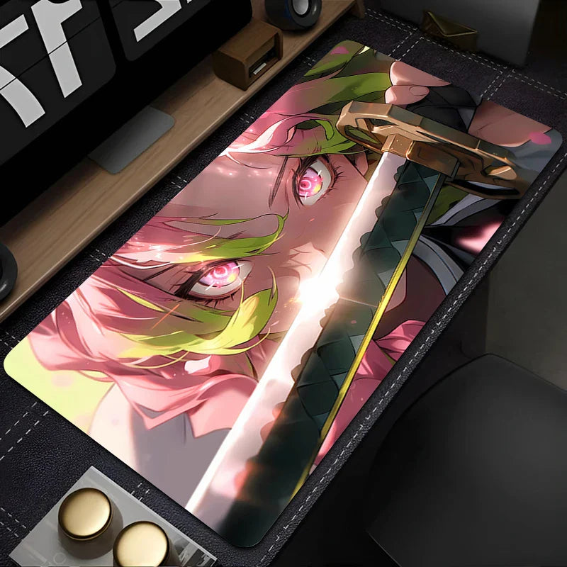 iguro And Mitsuri Love Bloom Desk Mat